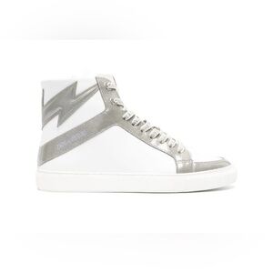 Zadig&Voltaire High Flash Infinity leather sneakers size 37